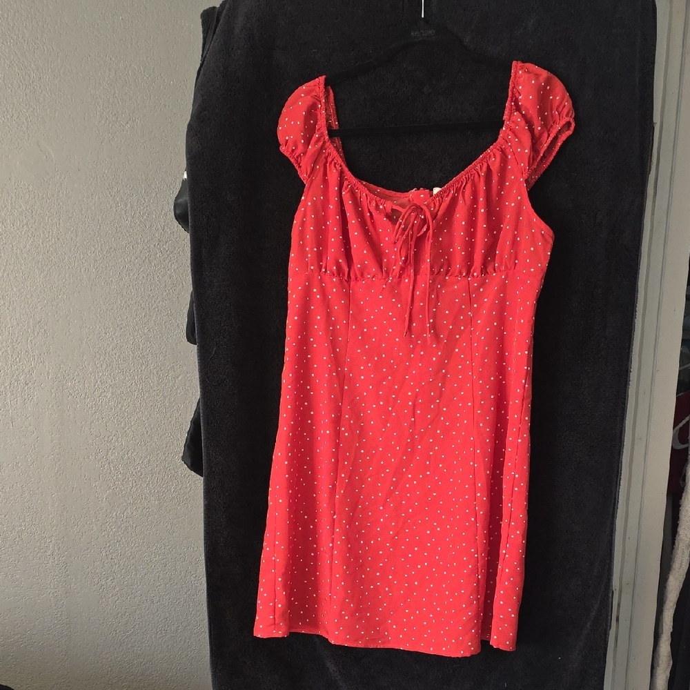 Levi's Red and White Polka Dot Top